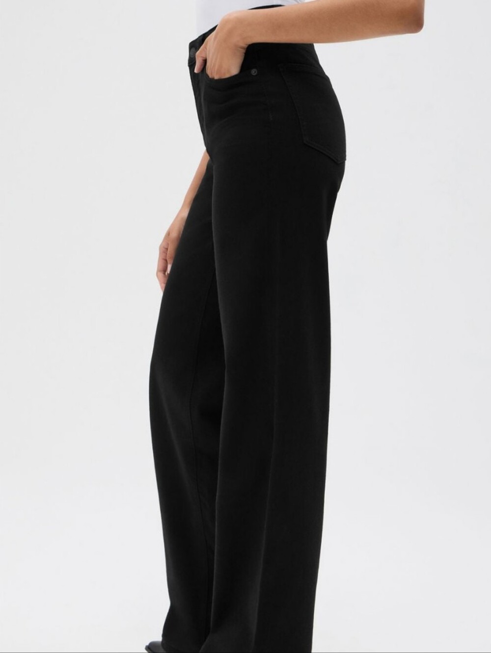 Fabletics High Rise Wide Leg Jean NWT NEW 25 R - Picture 4 of 8